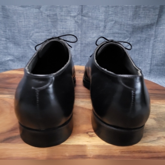 E.T. WRIGHT Dress Oxford Cap Toe Black Size 13 B - Picture 2 of 10